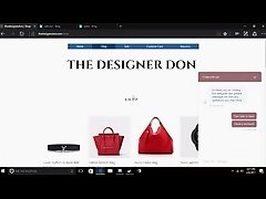 Cloots deepthroat with big black mic while buying designer clothes on Watchteencam.com