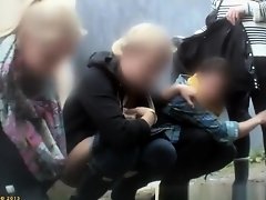 Group of teens secretly filmed pissing in public on Watchteencam.com