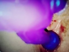 Horny wet menstrual masterbating on Watchteencam.com
