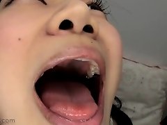 Japanese Mouth and Uvula camera - Hoshigawa Mai x Yokoyama Natsuki on Watchteencam.com