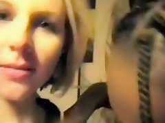 Pretty interracial lesbian females make awesome sex fun video on Watchteencam.com