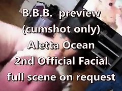 BBB preview: Aletta Ocean's 2nd official facial (cumshot only) on Watchteencam.com