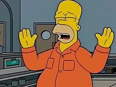 Guy jerks off and uploads Simpsons clip at the same time! on Watchteencam.com