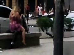 Brazilian lovers have public sex on a very busy street on Watchteencam.com